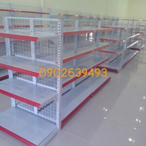 Kệ siêu thị đơn 1.2x1.8m Tole dày 6rem ke sieu thi 14