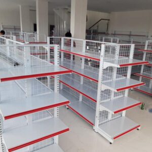 Kệ siêu thị đơn 1.2x1.8m Tole dày 6rem ke sieu thi 6